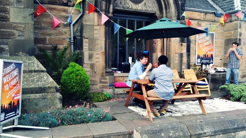 If you're a new student, we'd like to welcome you to Edinburgh! If you're looking for a church, we'd love to meet you and see you become involved in life at Edinburgh Elim Church! All week during Freshers' Week we are giving away free hot dogs and drinks - if you pass us on 18 Morningside Road, Holy Corner (next to Lucas' ice cream), between 12 - 2pm, pop over and say hi and get a hot dog! 